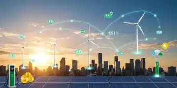 Illustration of clean energy technologies and financial incentives for 2025 ITCs.