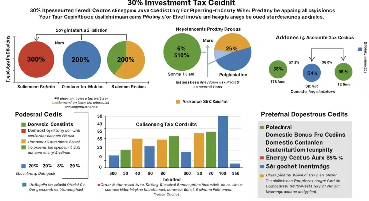 Infographic detailing the 30% Investment Tax Credit breakdown and bonus adders.