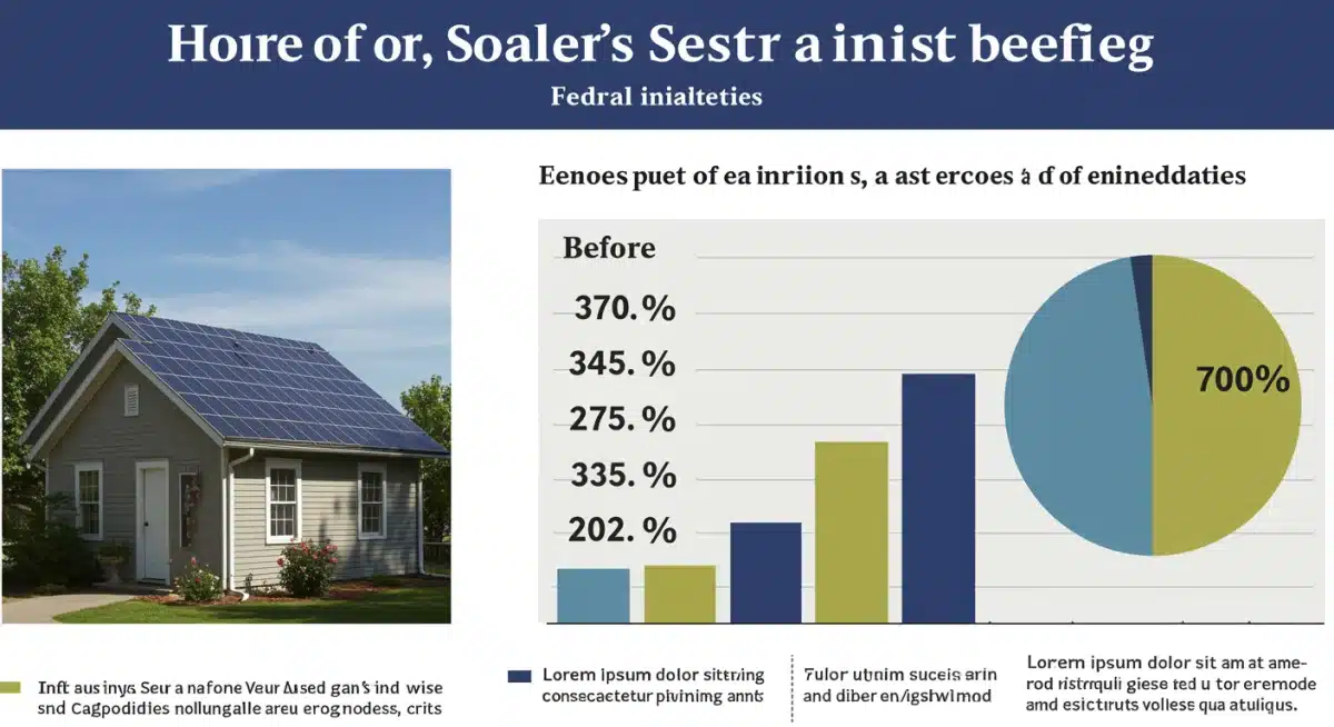 Infographic showing solar installation cost breakdown with federal incentives