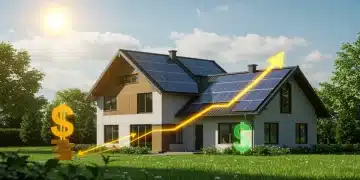 Modern home with solar panels, symbolizing increased clean energy subsidies for homeowners