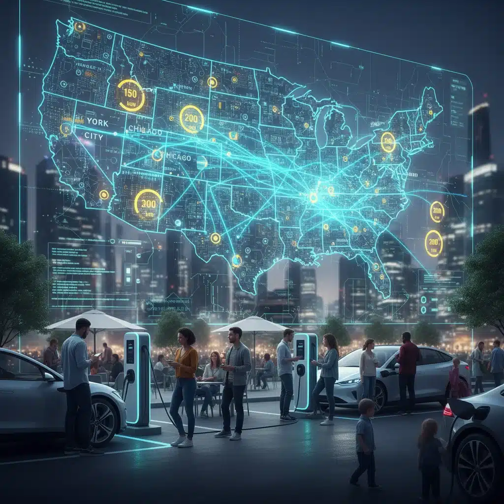 Widespread EV charging infrastructure with advanced solid-state technology in the U.S.