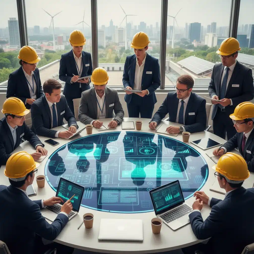 Energy industry professionals discussing EPA compliance strategies