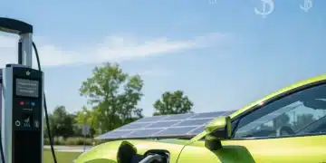Electric vehicle charging, symbolizing used EV credits and IRA benefits.